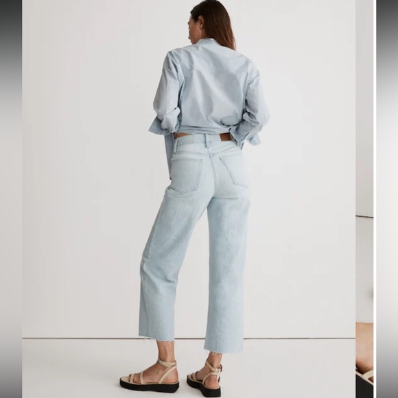 Madewell The Perfect Vintage Wide-Leg Crop Jean - Picture 2 of 7